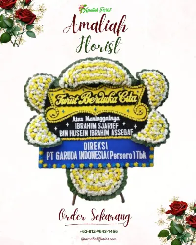 Papan Bunga Duka di Rejasari